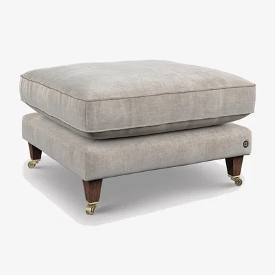 Barker and Stonehouse English Heritage Quarry Footstool, Neutral Fabric | Barker & Stonehouse
