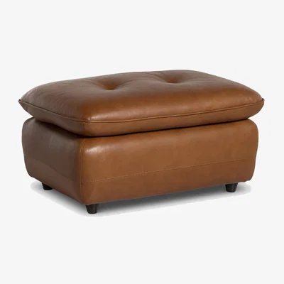 Barker and Stonehouse Pelle Rectangular Footstool A Leather | Barker & Stonehouse