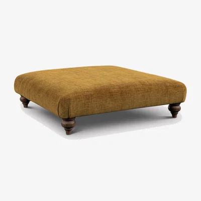 Barker and Stonehouse English Heritage Rosa Footstool, Gold Fabric | Barker & Stonehouse