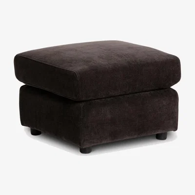 Barker and Stonehouse Montgomery Footstool, Brown Fabric | Barker & Stonehouse