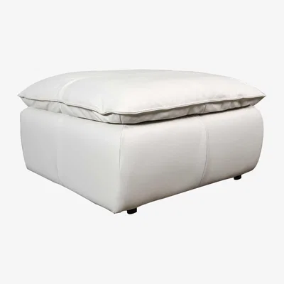 Barker and Stonehouse Holloway Large Ottoman Leather | Barker & Stonehouse