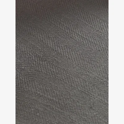 Cox and Cox Reine Ottoman – Slate Blue Herringbone