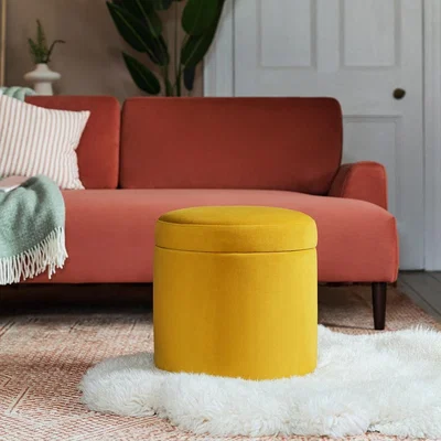 Cuckooland Swyft Storage 03 Velvet Ottoman -