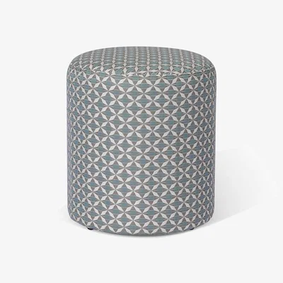 Cuckooland Maze Rattan Mosaic Sunbrella Footstool -
