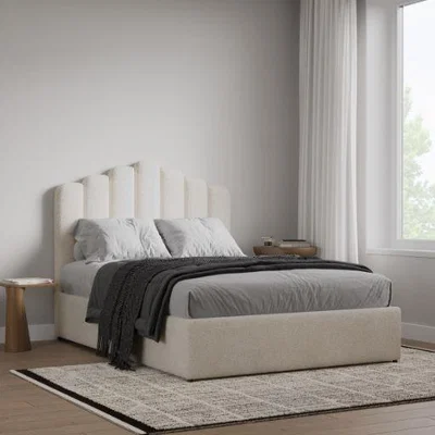 Cuckooland Flair Poseidon Boucle Ottoman Cream - Double