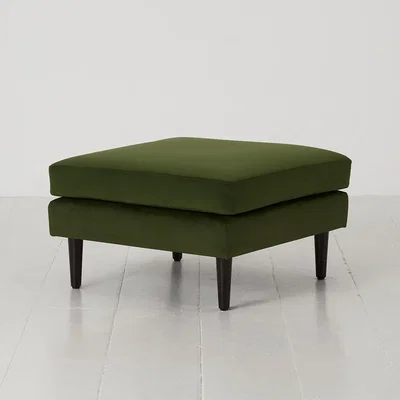 Cuckooland Swyft Model 01 Velvet Footstool - Vine