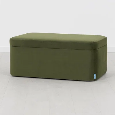 Cuckooland Swyft Storage 02 Velvet Ottoman -