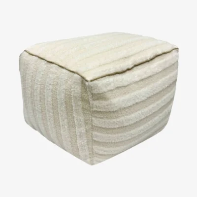 Dunelm Striped Bean Bag Pouffe