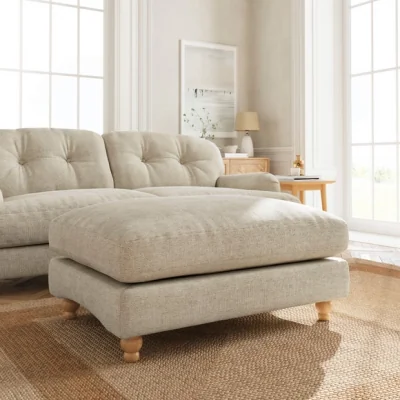 Dunelm Martha Basket Weave Footstool