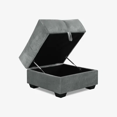 Dunelm Margo Velvet Storage Ottoman