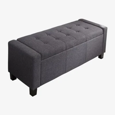 Dunelm Return - Verona Fabric Ottoman