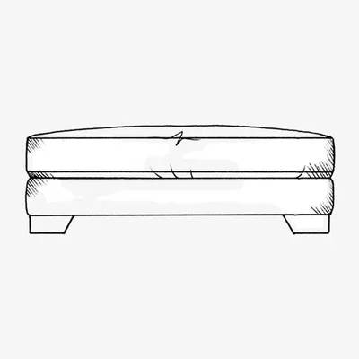 Darlings of Chelsea Sherwood End Footstool