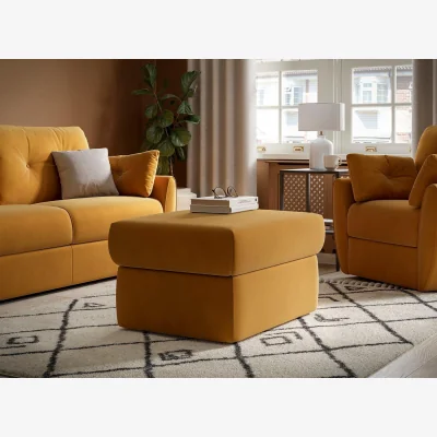 Dreams Vicenza Ottoman Footstool - Orange