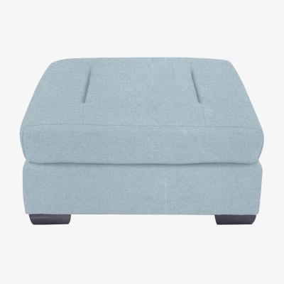 Furniture Village Xavier Fabric Stool - Baby Blue