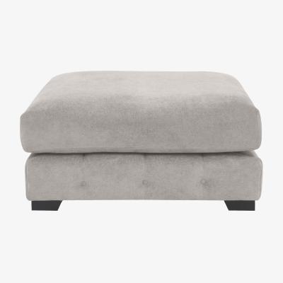 Furniture Village Alexander and James - Sumptuous Fabric End Footstool - Chamonix Mist