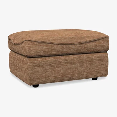 Furniture Village G Plan - Amesbury Fabric Storage Footstool - Victoria Ginger