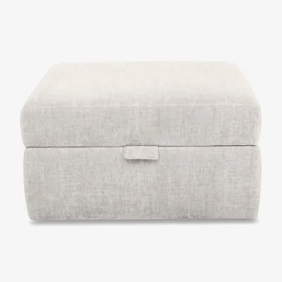 Furniture Village Retreat Small Fabric Storage Footstool