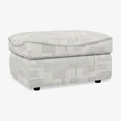 Furniture Village G Plan - Amesbury Fabric Footstool - Lydia Blush