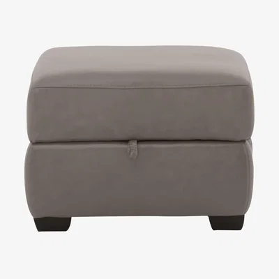 Furniture Village World of Leather - Hollywood Leather Storage Footstool - Elephant