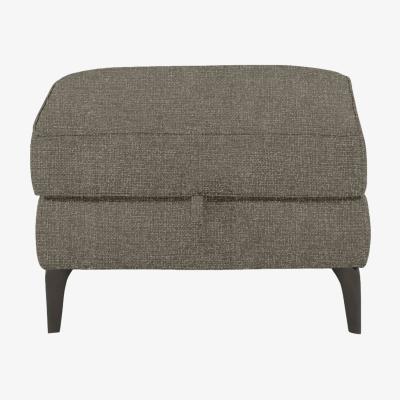 Furniture Village Homestage Fabric Storage Footstool - Sand