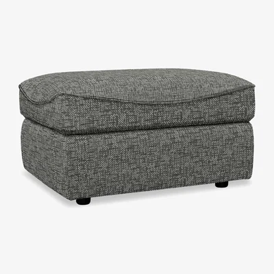 Furniture Village G Plan - Amesbury Fabric Storage Footstool - Remco Slate