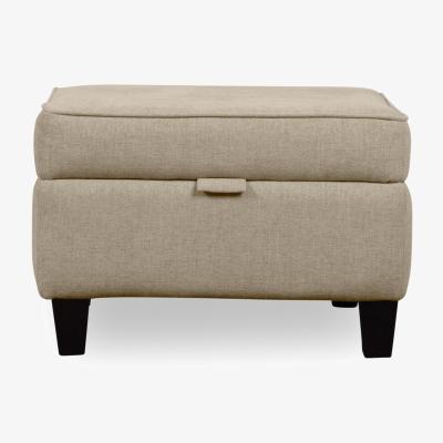 Furniture Village Ripon Storage Footstool - Oatmeal