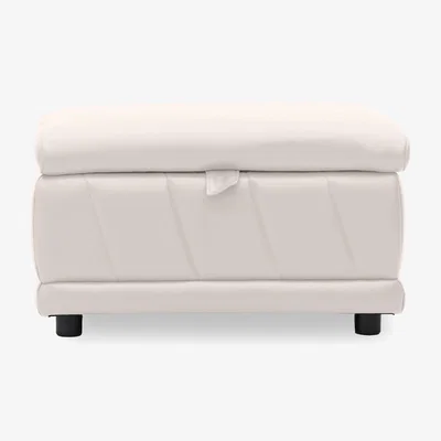 Furniture Village Genius Leather Storage Footstool