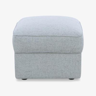 Furniture Village Designed by You Boxy Small Footstool - Duck Egg