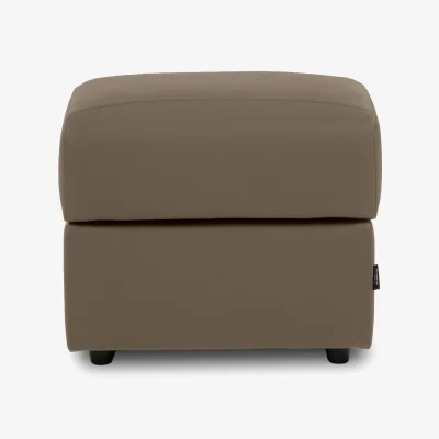 Furniture Village Nicoletti - Nicole Square Leather Storage Footstool
