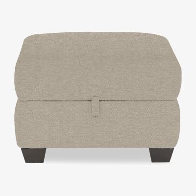 Furniture Village Hetty Fabric Storage Footstool - R28 Beige