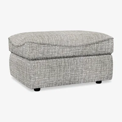 Furniture Village G Plan - Amesbury Fabric Storage Footstool - Shore Slate