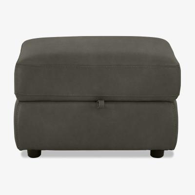 Furniture Village Fabric Storage Footstool - R16 Charcoal
