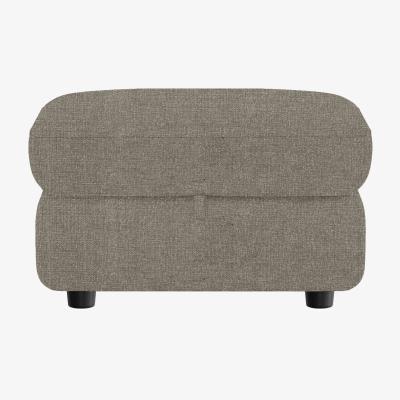 Furniture Village Medio Fabric Storage Footstool - Sand