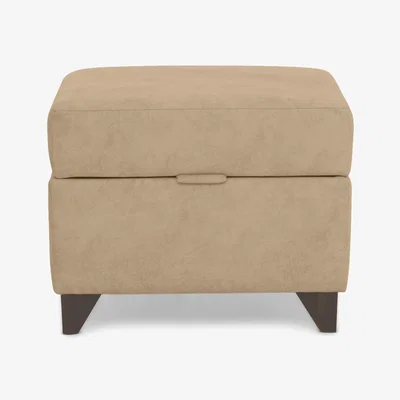 Furniture Village Soho Storage Footstool - Wheat