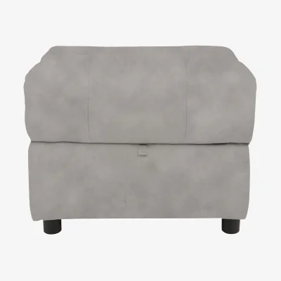 Furniture Village Moreno Fabric Storage Footstool - R18 Beige