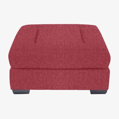 Furniture Village Xavier Fabric Stool - Red