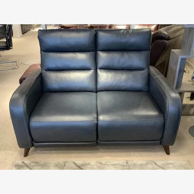 Furniture Village Quinn 2 Seater Power Sofa & Footstool