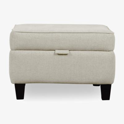 Furniture Village Ripon Storage Footstool - Silver