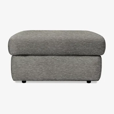 Furniture Village G Plan - Wren Fabric Storage Footstool - Mirage Slate