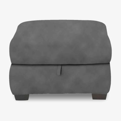 Furniture Village Nixon Fabric Storage Footstool - Elephant