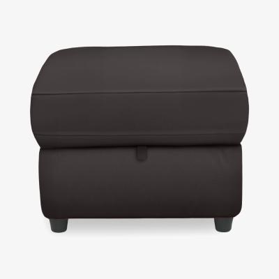 Furniture Village Dublin Leather Storage Footstool - Piompo