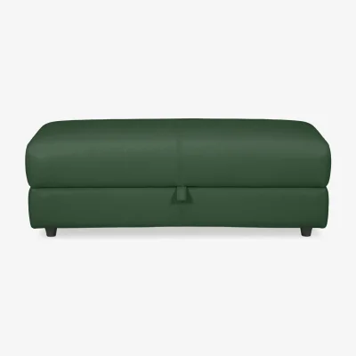 Furniture Village World of Leather - Nest Large NC Leather Storage Footstool