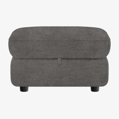 Furniture Village Medio Fabric Storage Footstool - Dolphin