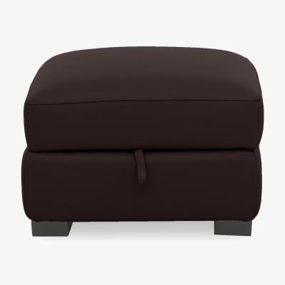 Furniture Village World of Leather - Nova HW Leather Storage Footstool