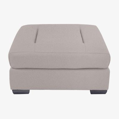 Furniture Village Xavier Fabric Stool - Feather