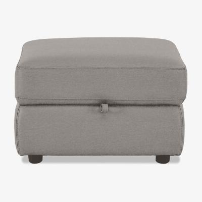 Furniture Village Fabric Storage Footstool - Wild Dove