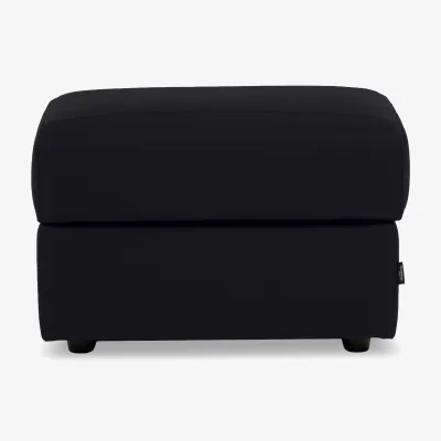Furniture Village Nicoletti - Marconi Rectangular Leather Storage Footstool - Living Room Furniture - In Time for Christmas