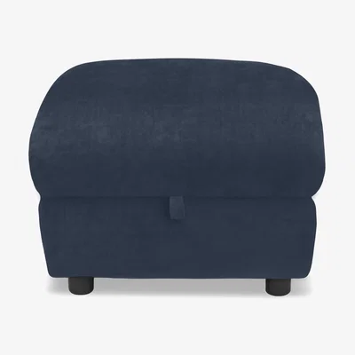 Furniture Village Raven Fabric Storage Footstool