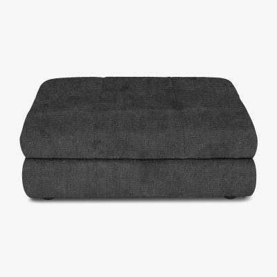 Furniture Village At The Helm - Cartier Fabric Footstool - Moonstone