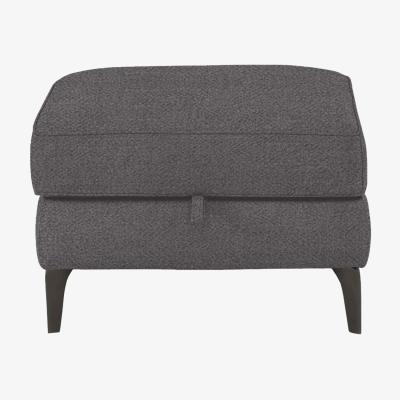 Furniture Village Homestage Fabric Storage Footstool - Iron